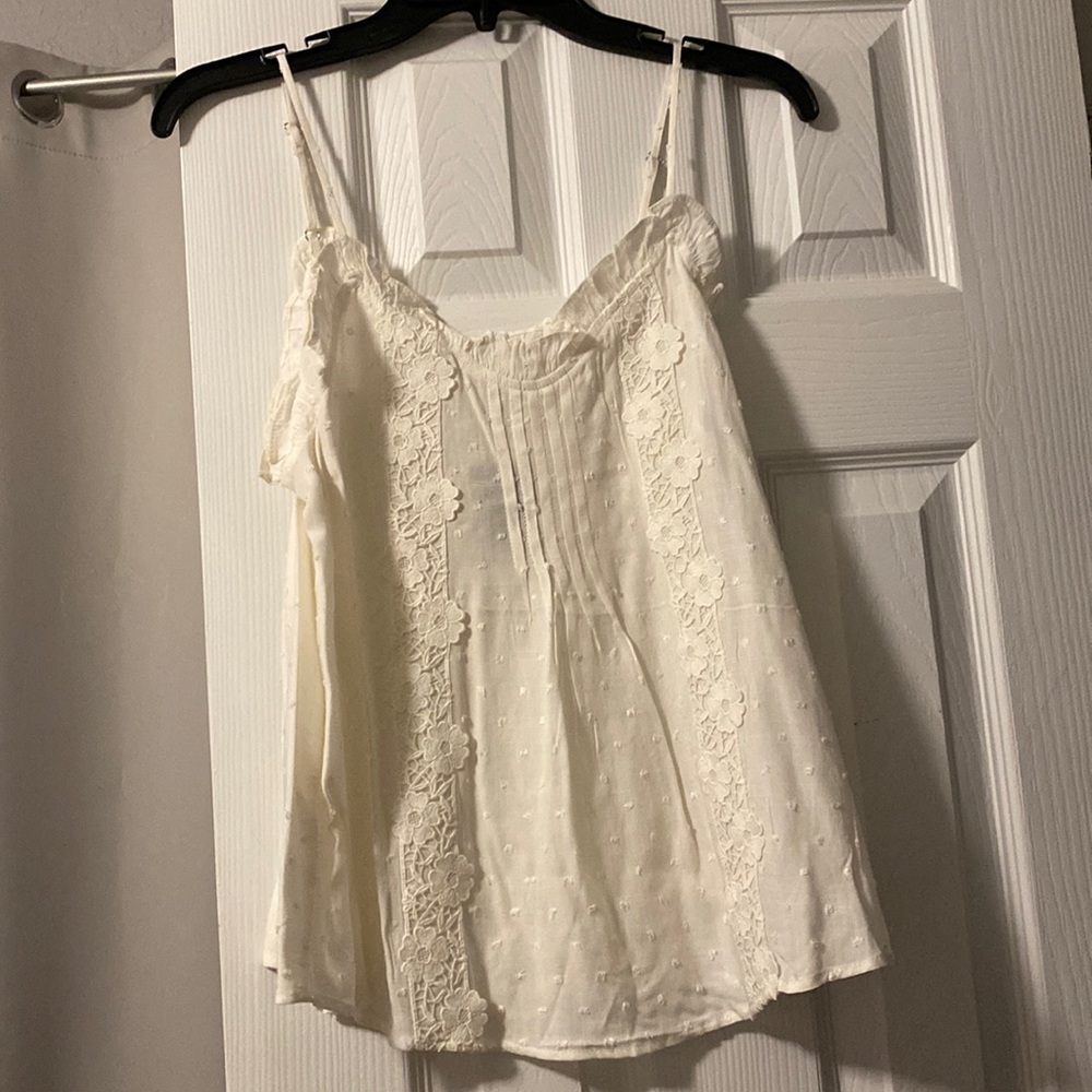White/Eggshell Tank Top